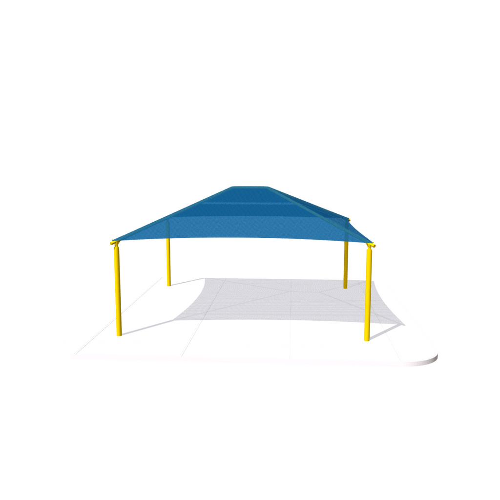 20' x 20' Square Shade structure- Installed