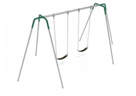 2 Position Tripod Commercial Steel Swing Beam- Installed