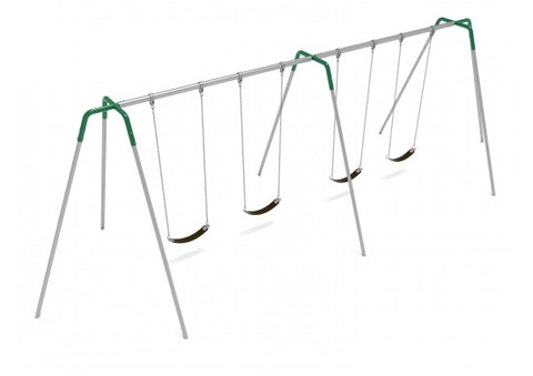 4 Position Tripod Commercial Steel Swing Beam- Installed