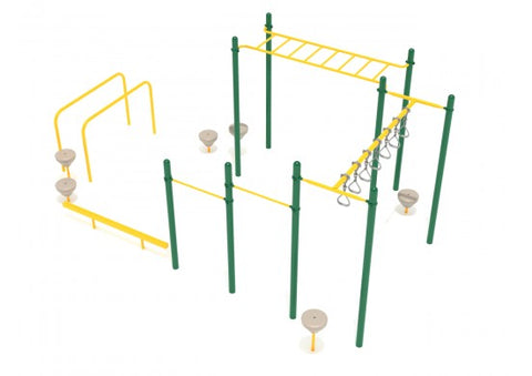 Gymnast Dream Commercial Steel Play System - INSTALLED