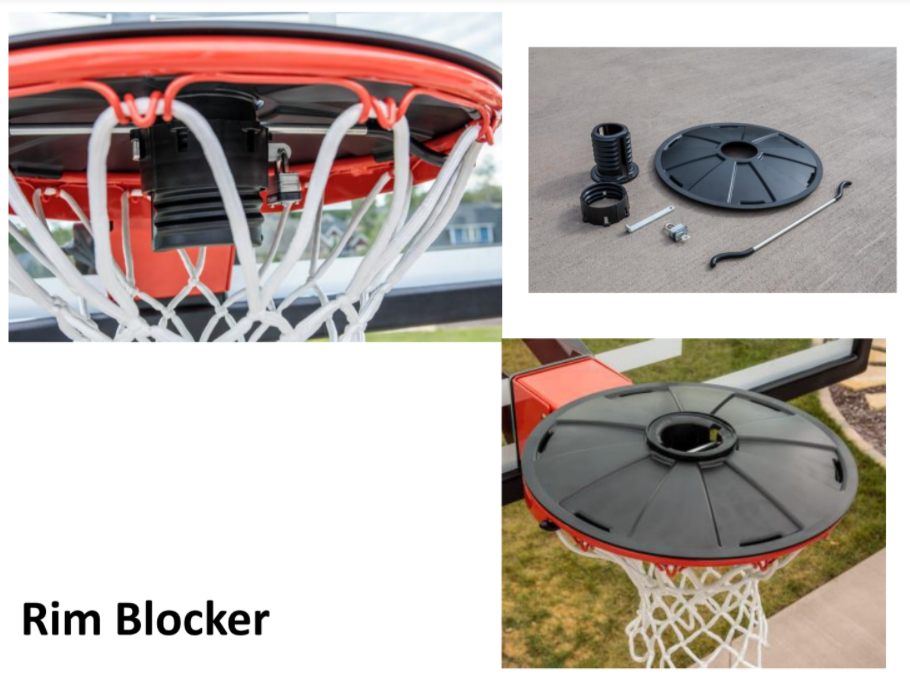 Basketball Rim Blocker