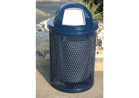 Trashcan with Dome lid - Installed