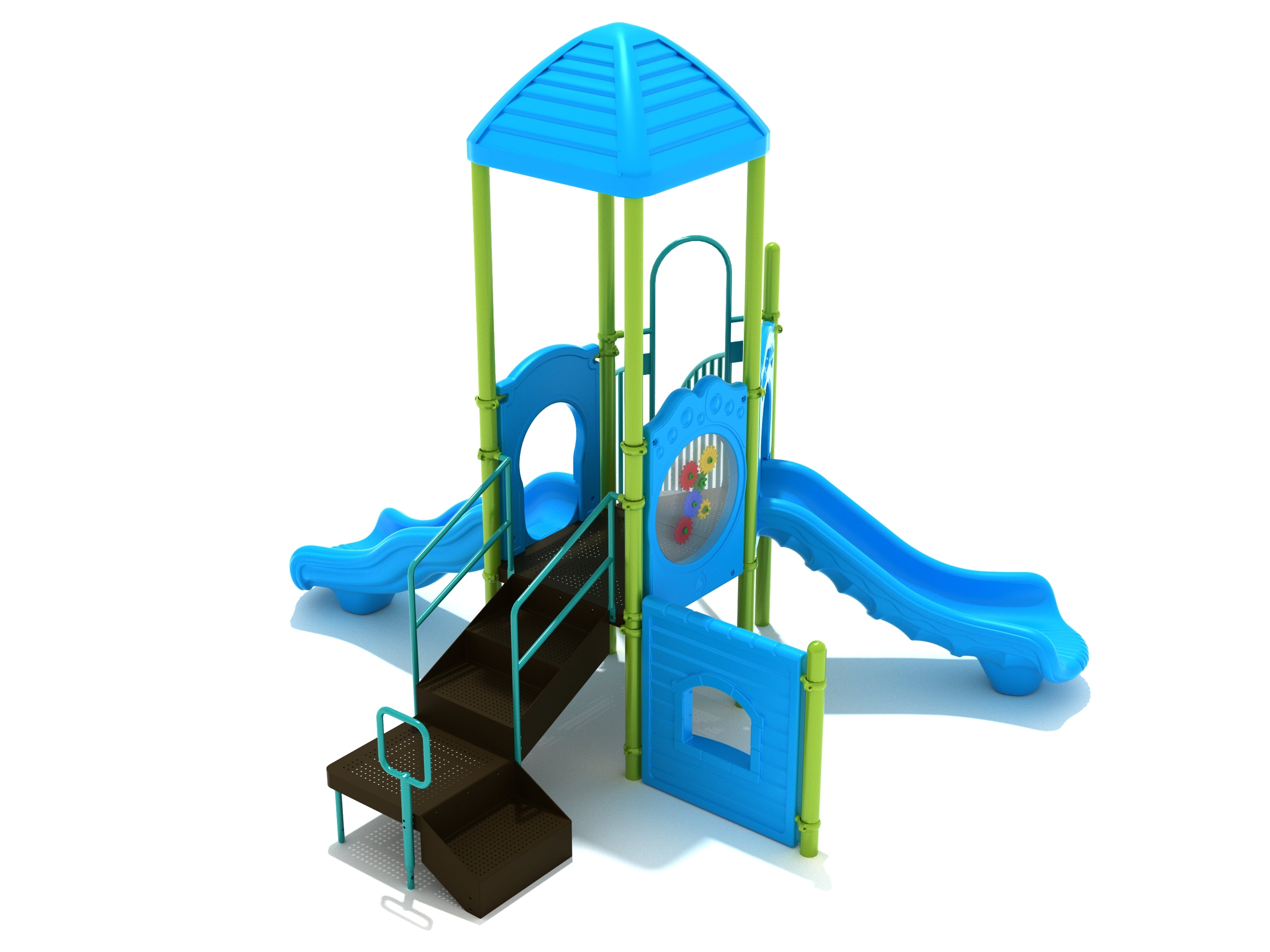 Sodor Commercial Steel Play System - INSTALLED