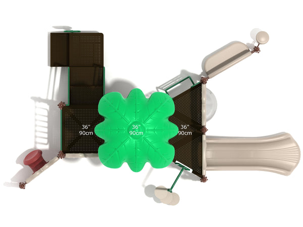 Bear Bungalow Commercial Steel Play System - INSTALLED