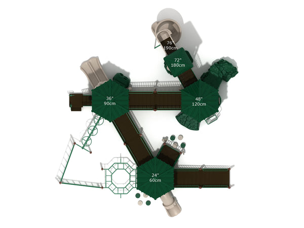 Wrightsboro  FULLY ACCESSIBLE Commercial Steel Play System - INSTALLED