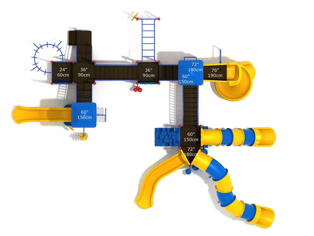 Fish Tales Commercial Steel Play System - INSTALLED