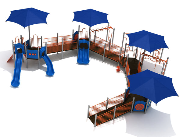 Lagoon FULLY ACCESSIBLE Commercial Steel Play System - INSTALLED