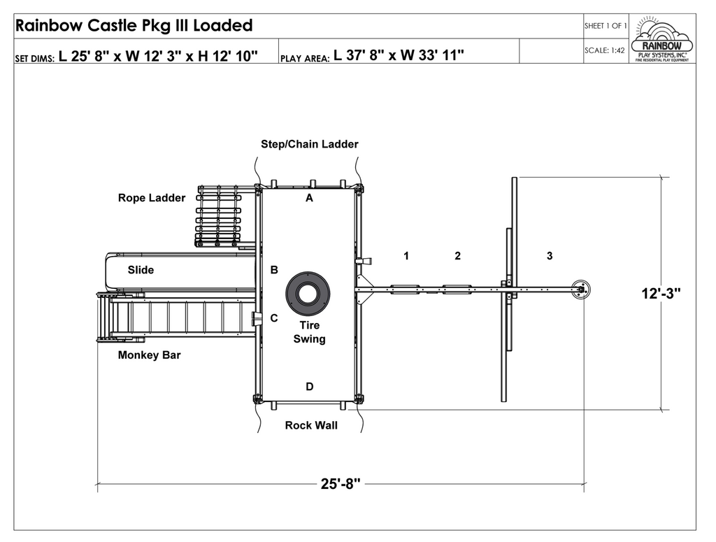 Rainbow Castle Pkg III Loaded (19G)