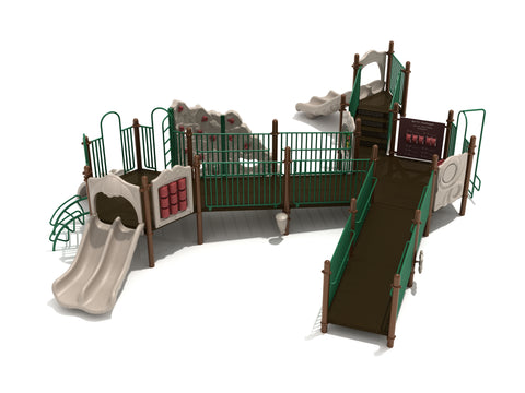 Summit Overlook FULLY ACCESSIBLE Commercial Steel Play System - INSTALLED