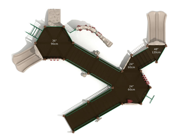 Summit Overlook FULLY ACCESSIBLE Commercial Steel Play System - INSTALLED