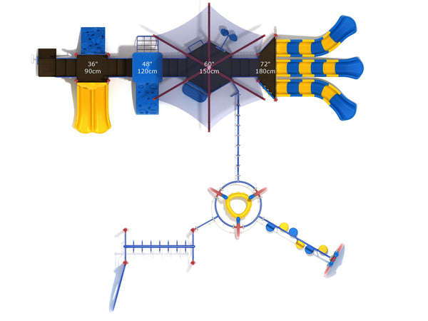 Homestead Commercial Steel Play System - INSTALLED