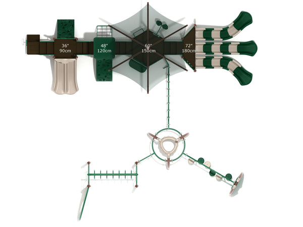 Homestead Commercial Steel Play System - INSTALLED