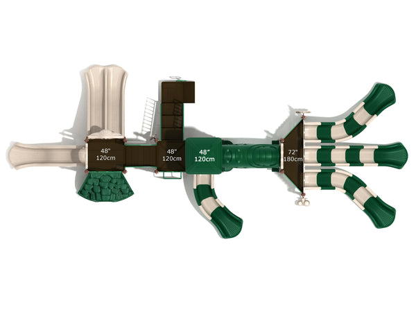 Hyrule Commercial Steel Play System - INSTALLED