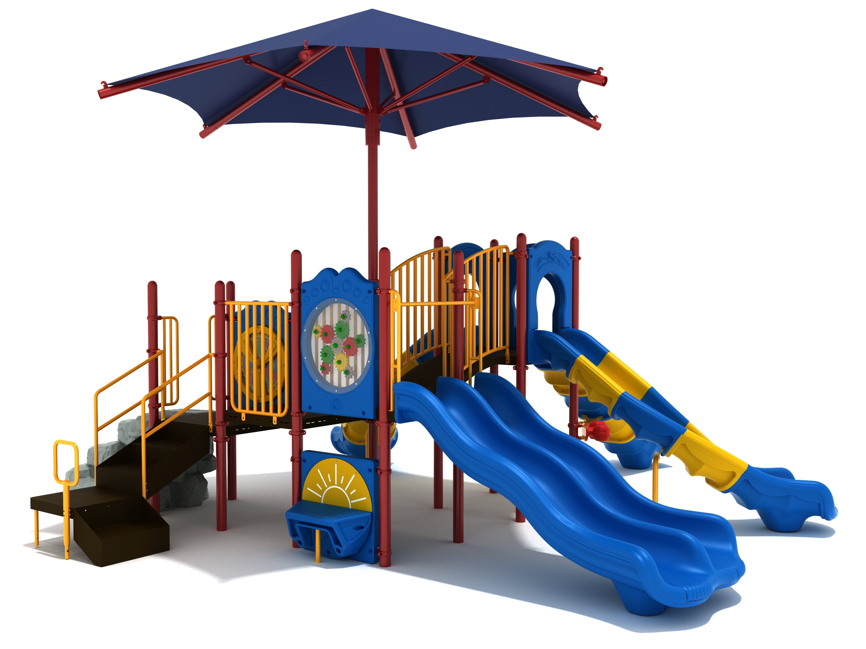 Poplar Bluff Commercial Steel Play System - INSTALLED