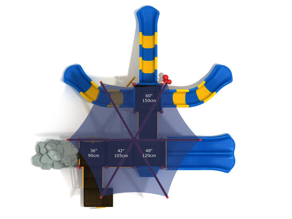 Poplar Bluff Commercial Steel Play System - INSTALLED