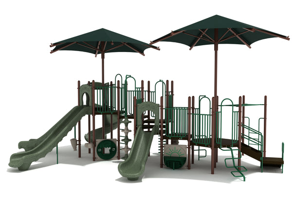 Hidden Beach Commercial Steel Play System - INSTALLED