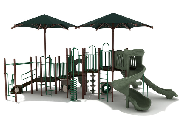 Hidden Beach Commercial Steel Play System - INSTALLED