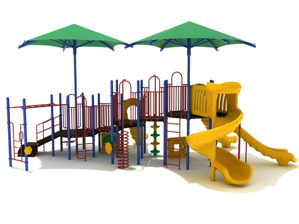 Hidden Beach Commercial Steel Play System - INSTALLED