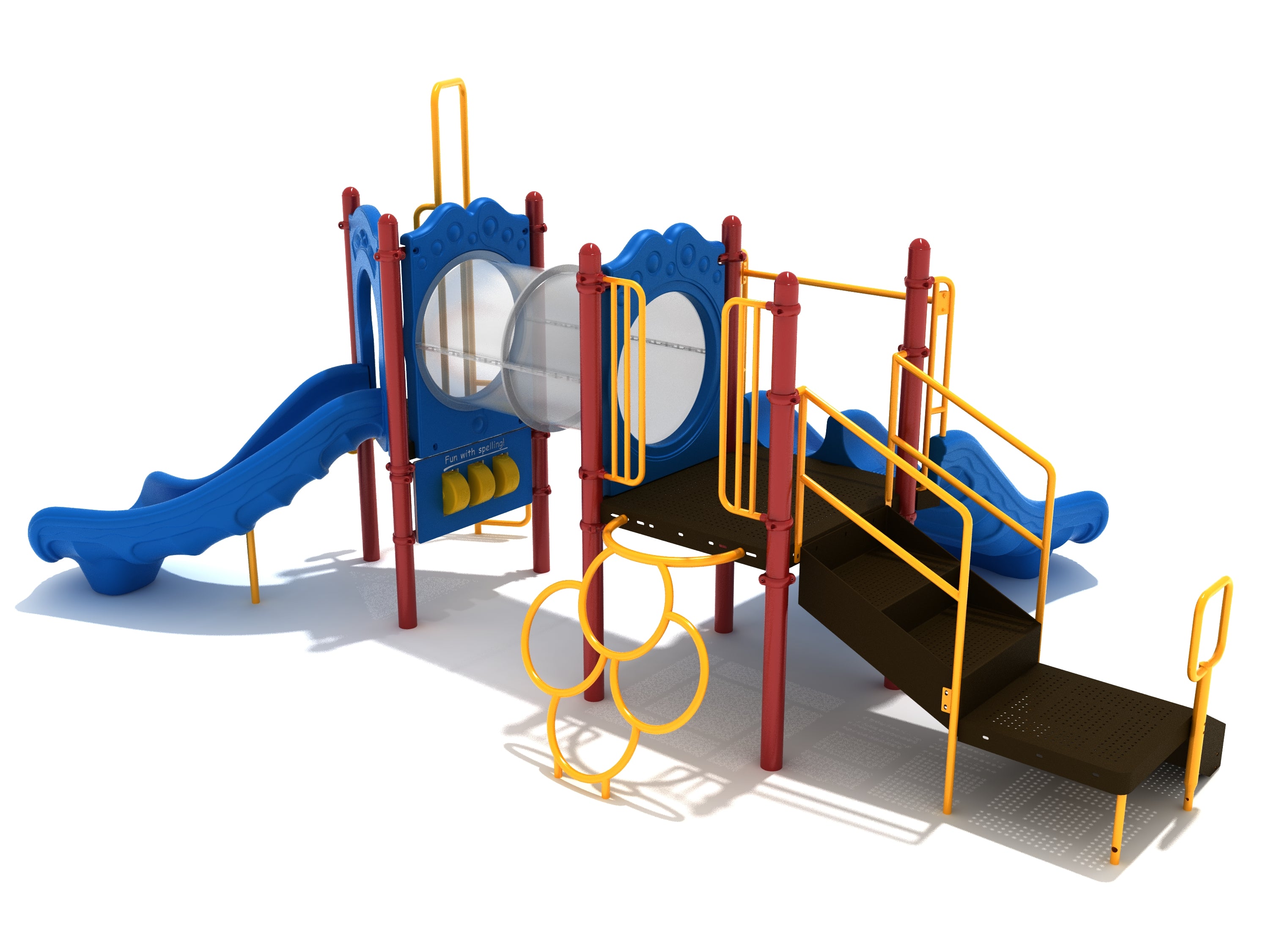 Bubbles Commercial Steel Play System - INSTALLED