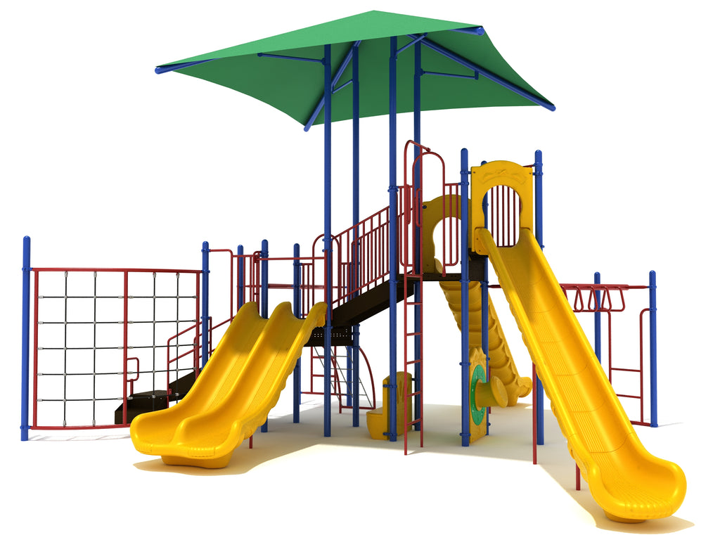 South Split Commercial Steel Play System - INSTALLED