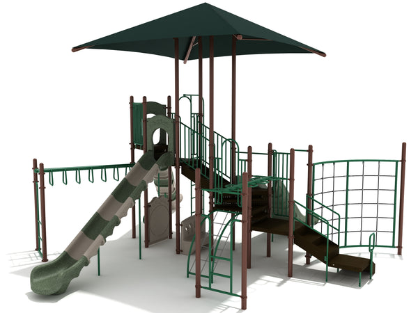 South Split Commercial Steel Play System - INSTALLED