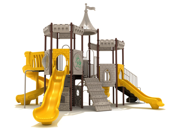 Conway Castle Commercial Steel Play System - INSTALLED