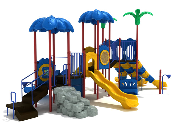 Coral Beach Commercial Steel Play System - INSTALLED