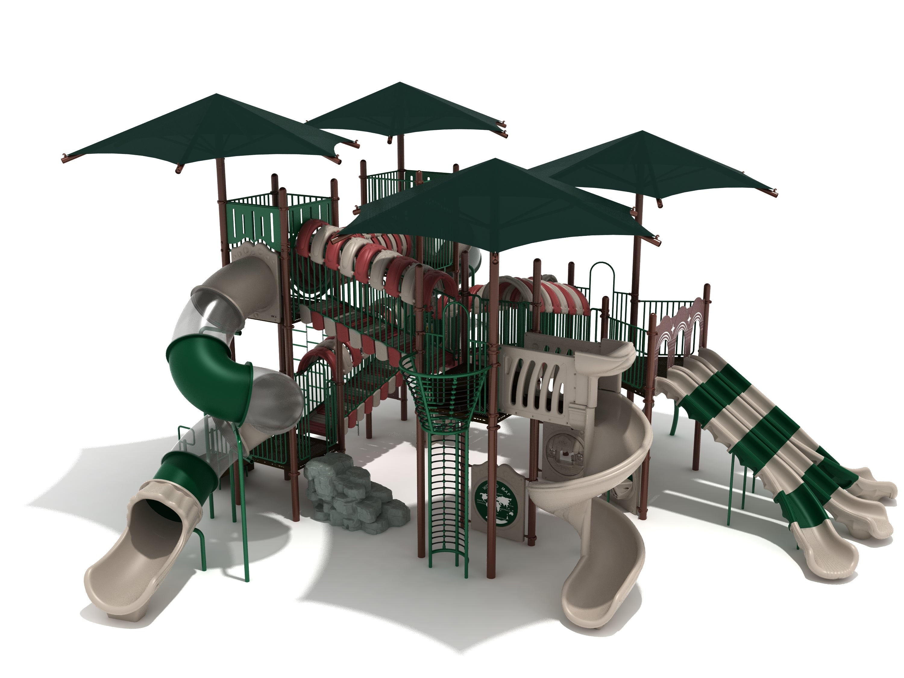 Cosmic Commercial Steel Play System - INSTALLED