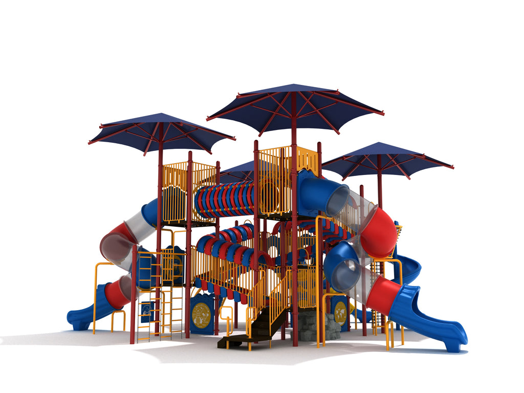 Cosmic Commercial Steel Play System - INSTALLED