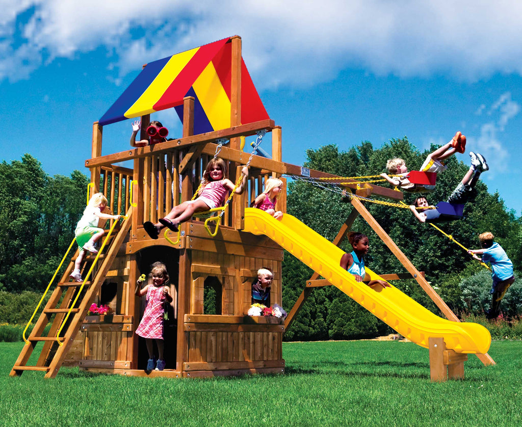 Rainbow Clubhouse Pkg II with Playhouse (37B)