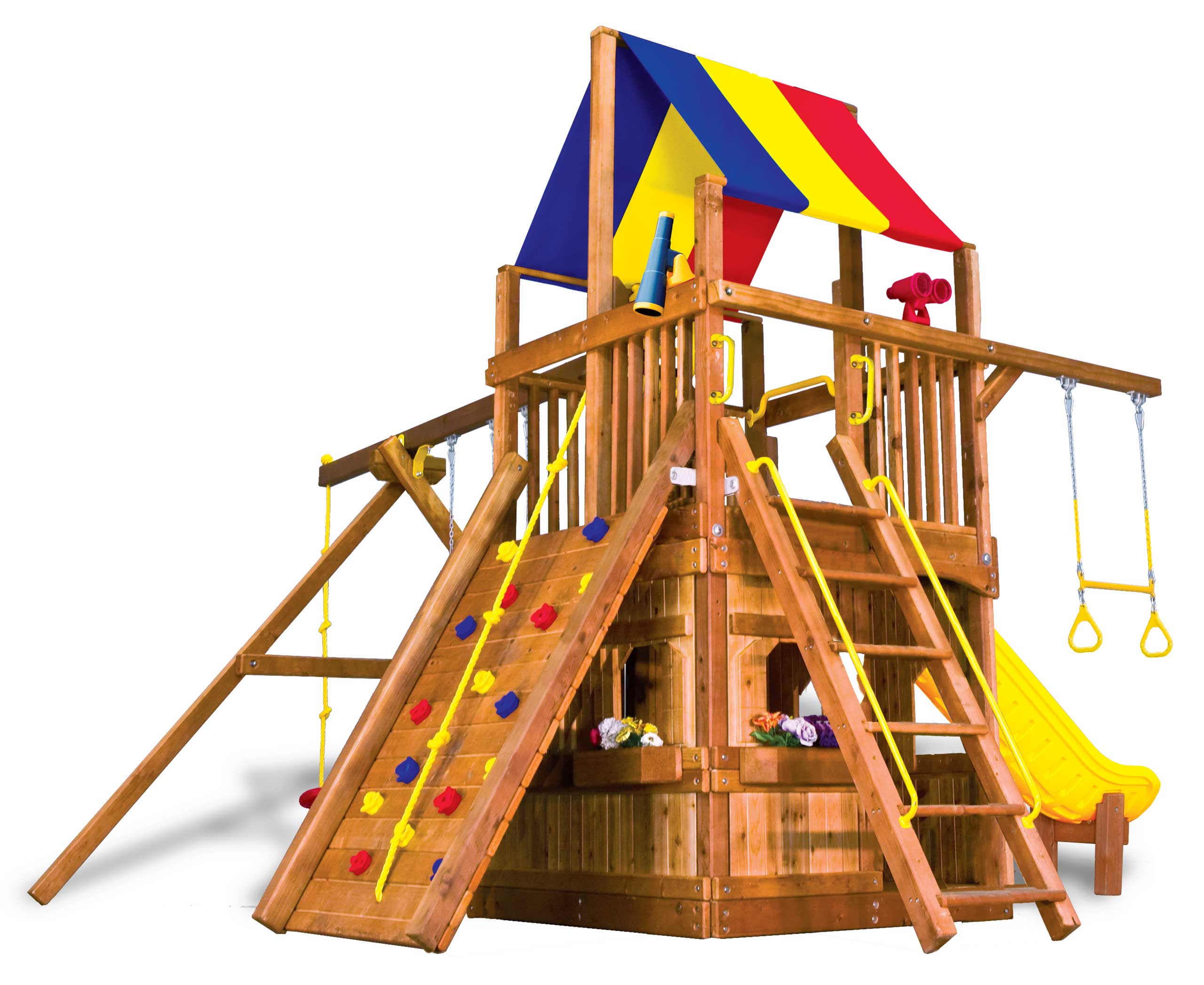 Rainbow Clubhouse Pkg II with Playhouse (37B)