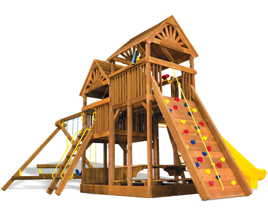 King Kong Base Clubhouse Pkg III with Wood Roofs (47H)