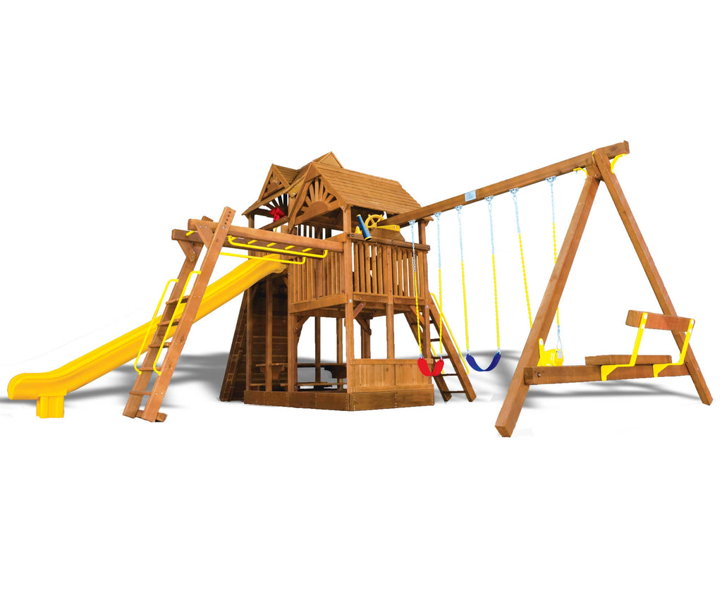King Kong Base Clubhouse Pkg III with Wood Roofs (47H)