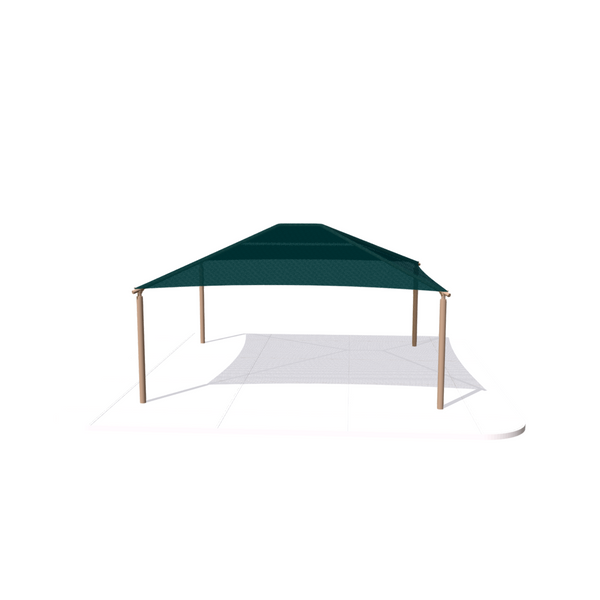 20' x 20' Square Shade structure- Installed