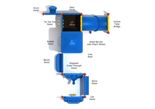 Safari Commerical Steel Play System_INSTALLED