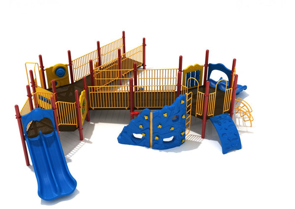 Summit Overlook FULLY ACCESSIBLE Commercial Steel Play System - INSTALLED