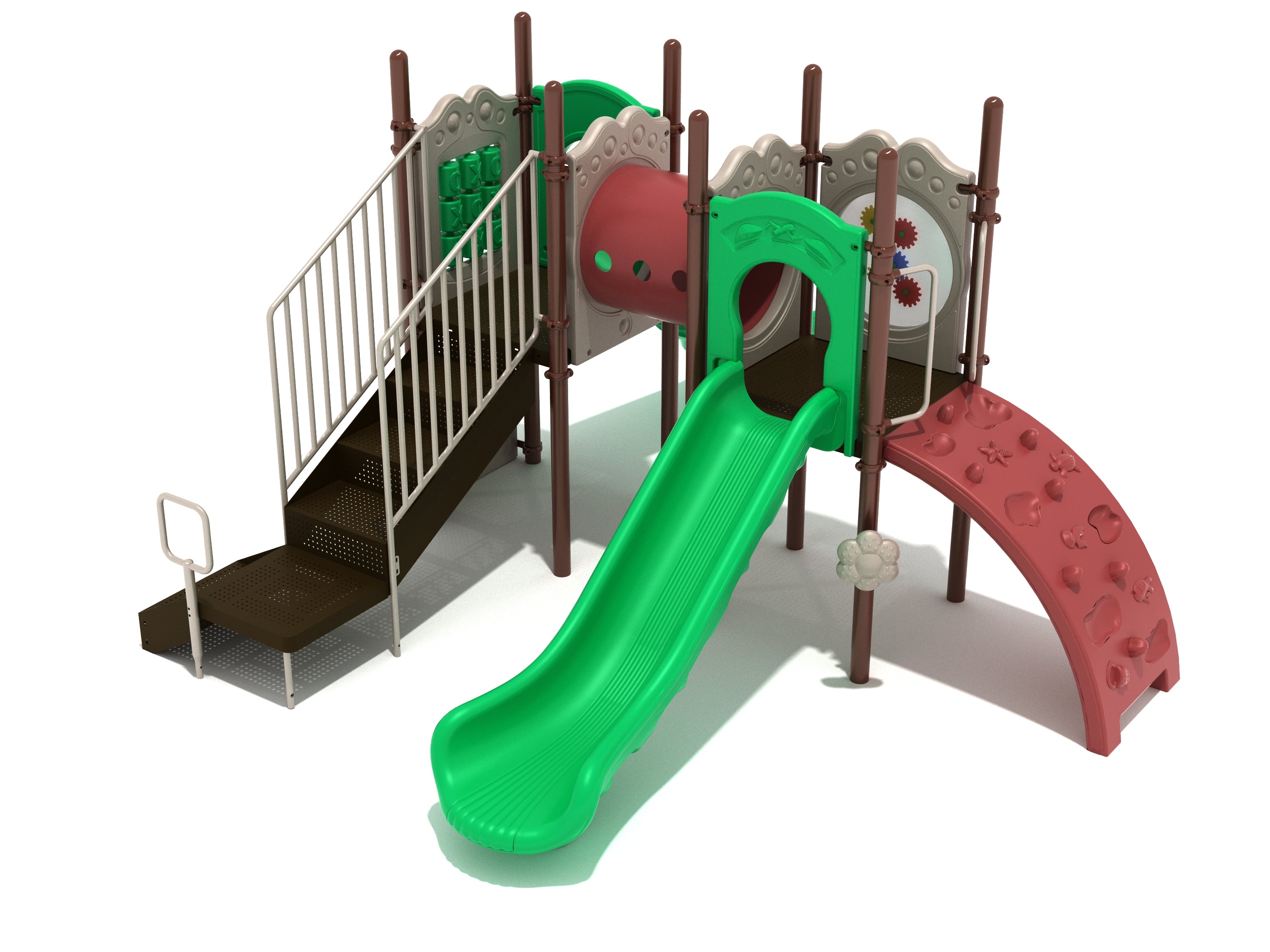 Buckley Commercial Steel Play System - INSTALLED
