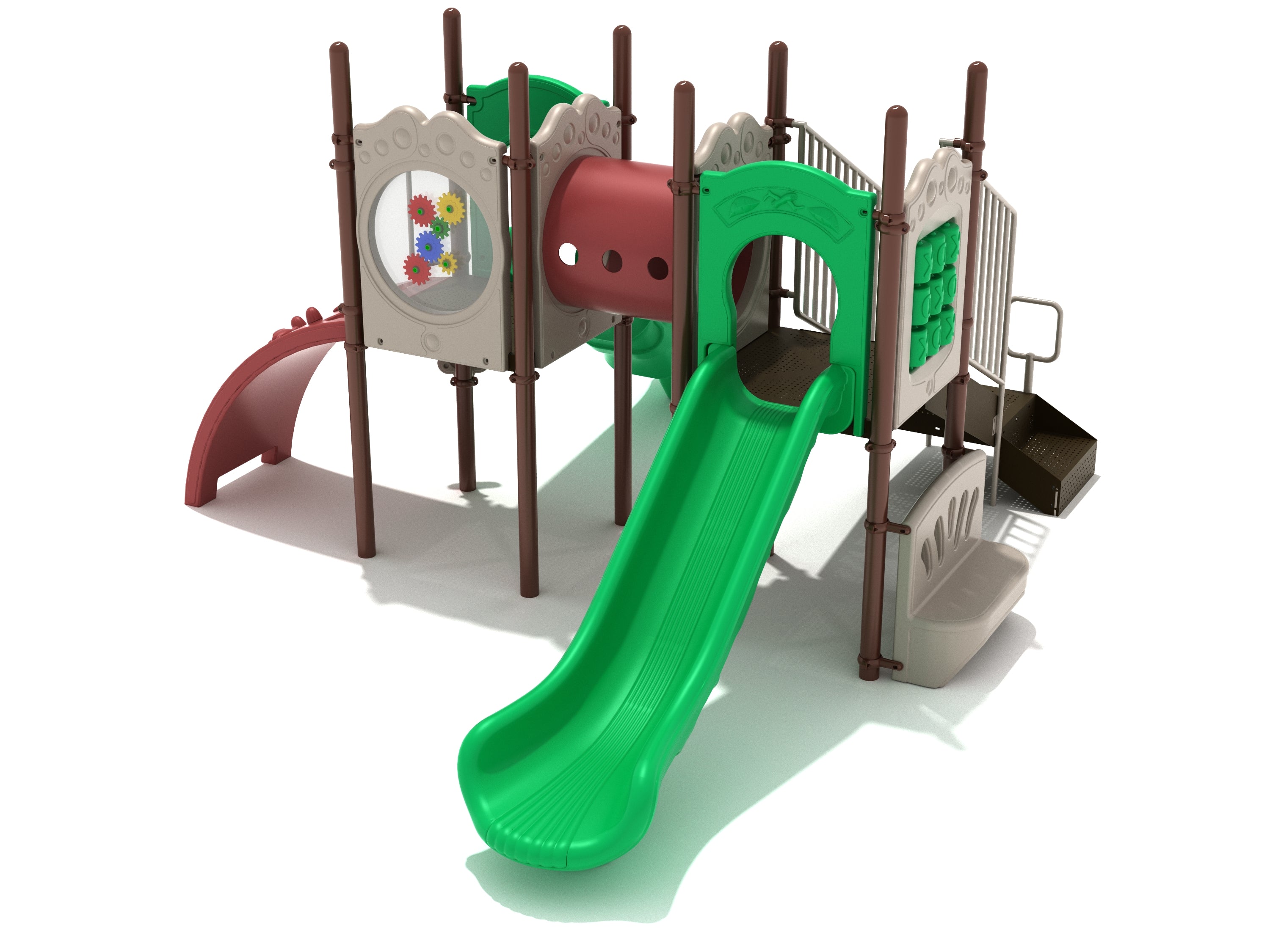 Buckley Commercial Steel Play System - INSTALLED