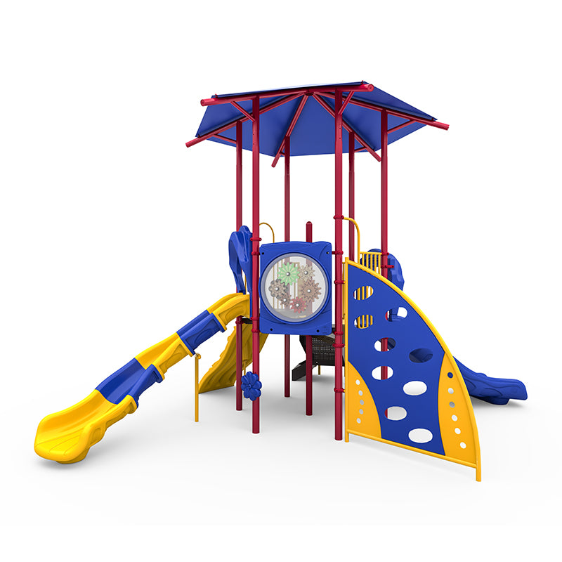 Intrepid Commercial Steel Play System (WP)- INSTALLED