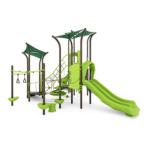 Lily Pad Commercial Steel Play System (WP) - INSTALLED