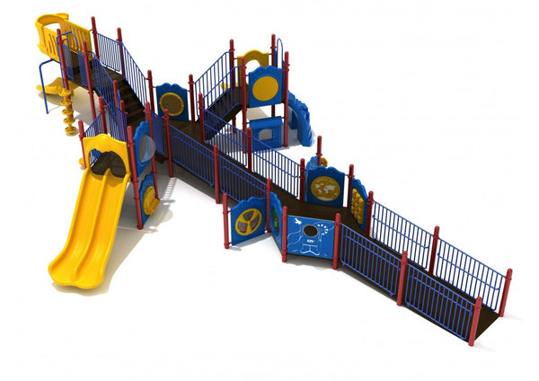 Pamirs FULLY ACCESSIBLE Commercial Steel Play System - INSTALLED