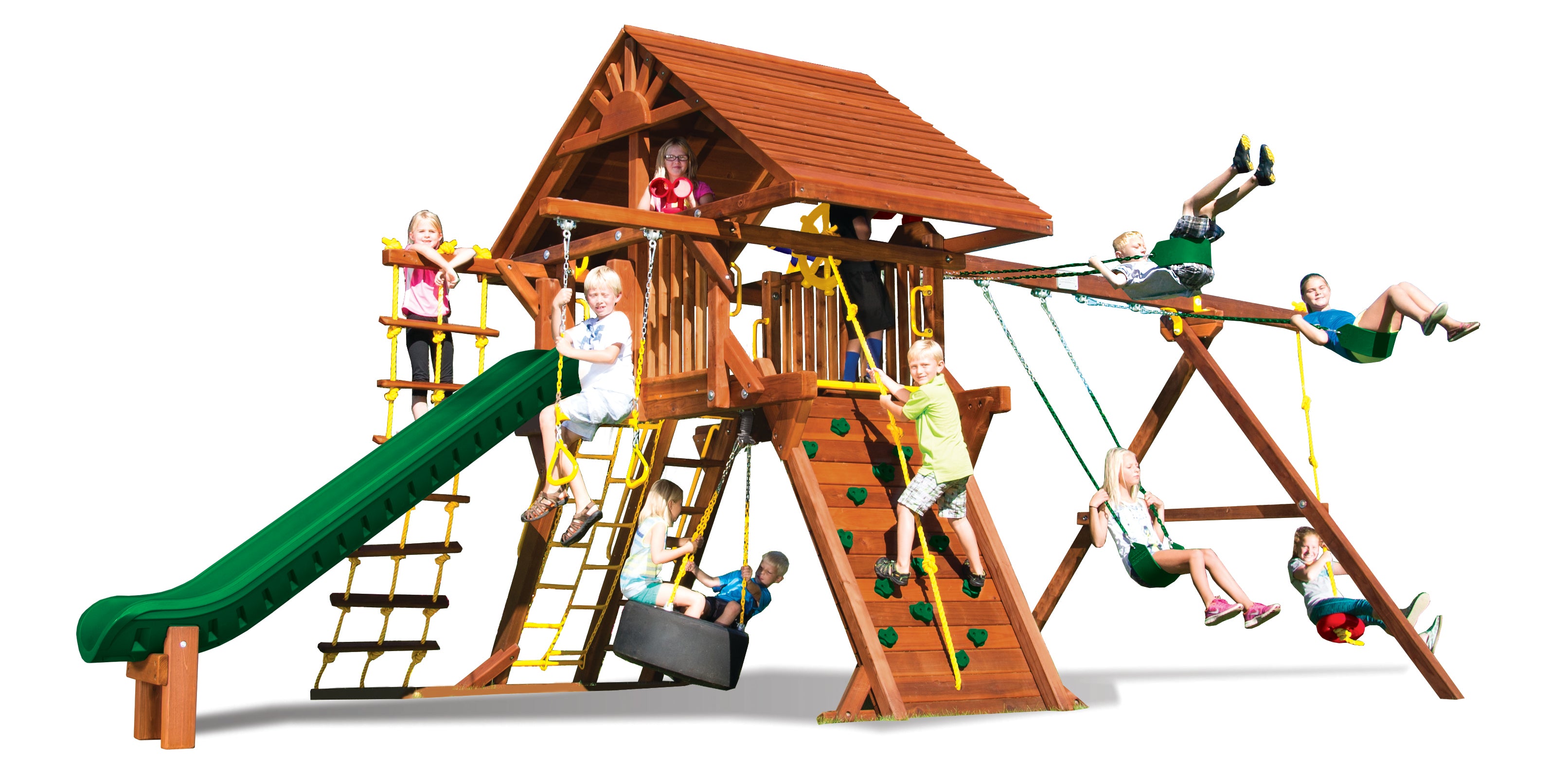 Rainbow castle playset outlet