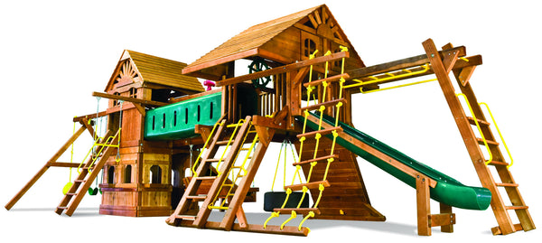 Rainbow Double Whammy Maxed Out with Wood Roofs (39I)