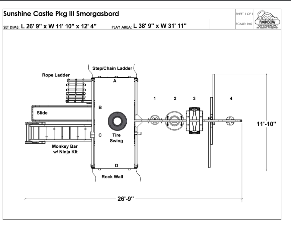 Sunshine Castle Pkg  III Smorgasboard (15H)