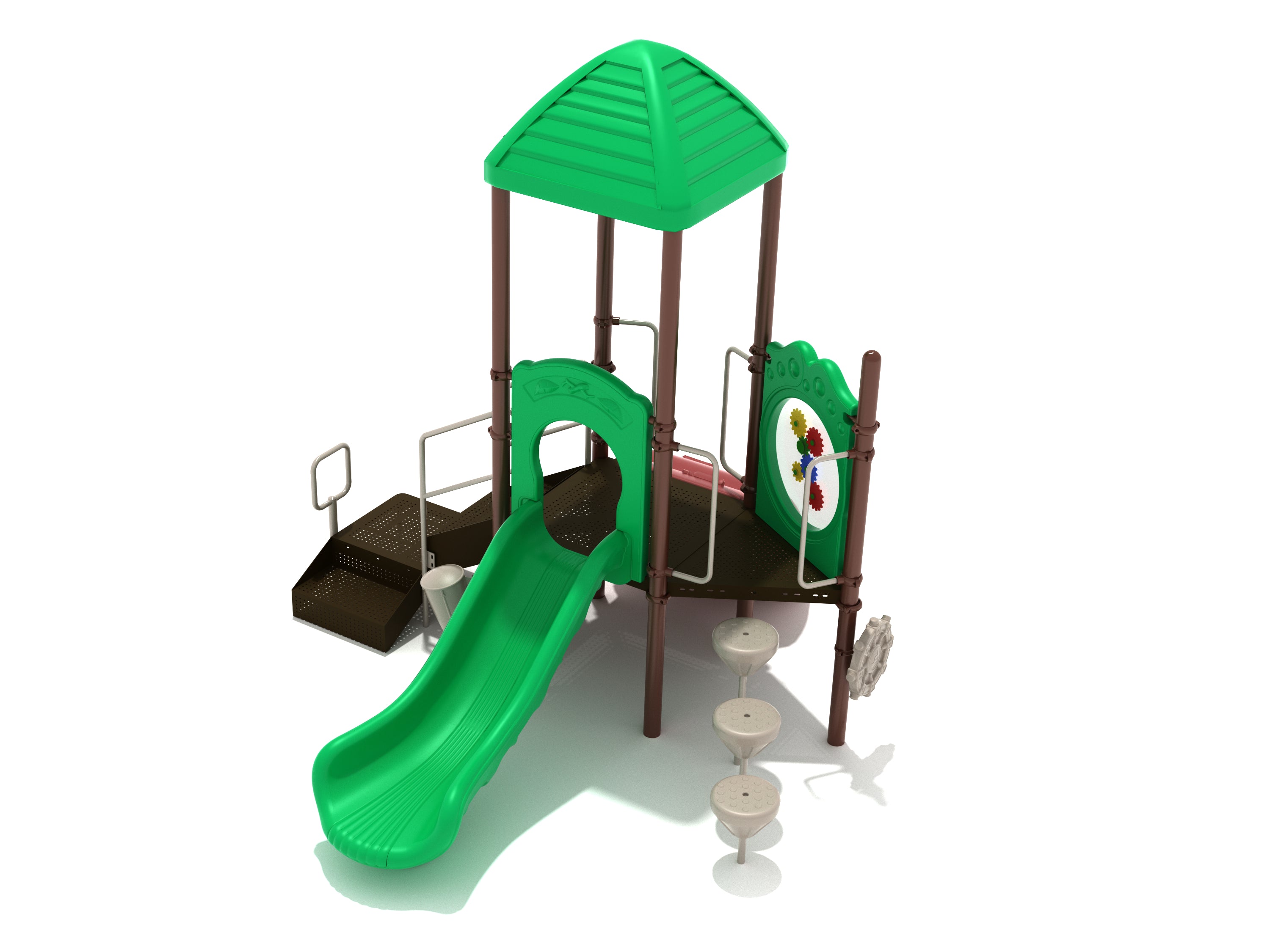 Garden Gears Commerical Steel Play System- INSTALLED