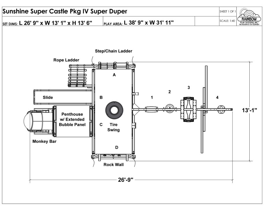 Sunshine SUPER Castle Pkg IV Super Duper (14F)