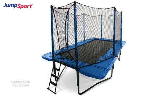 10'×17' Rectangular Trampoline With Enclosure