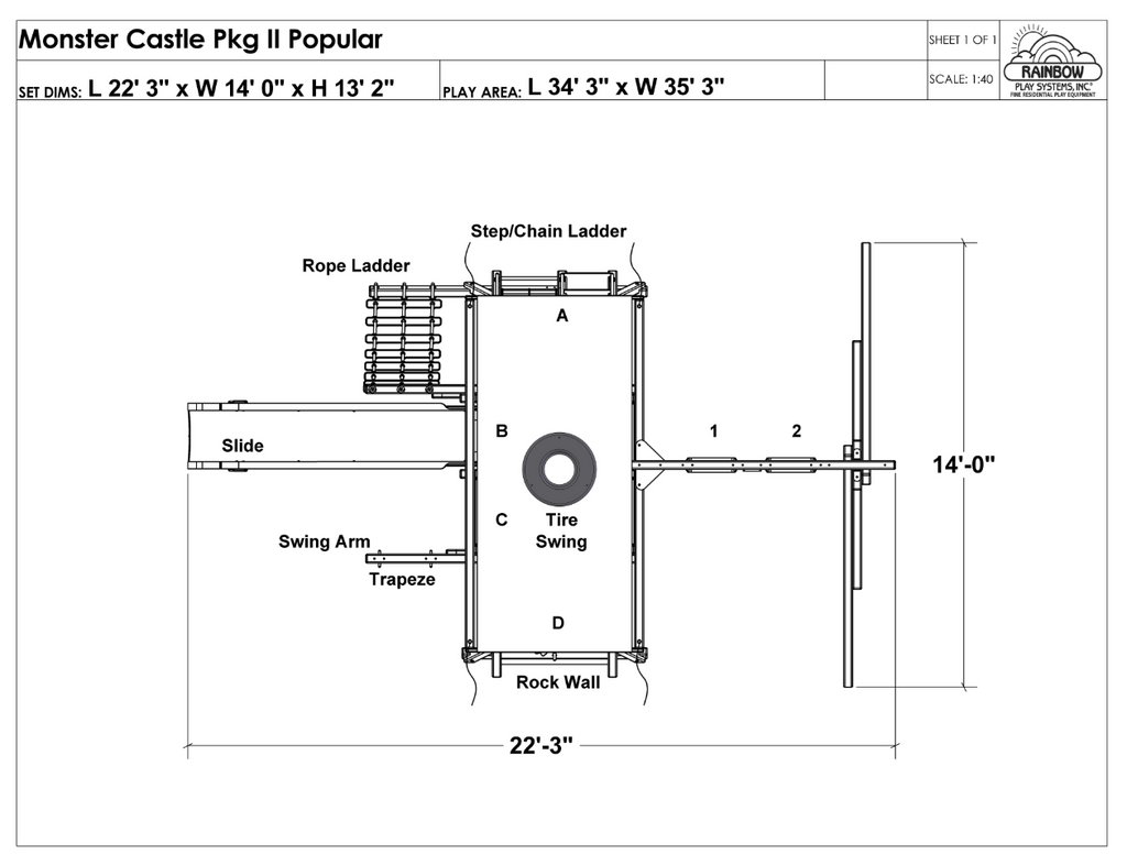 Monster Castle Pkg II Popular (21B)