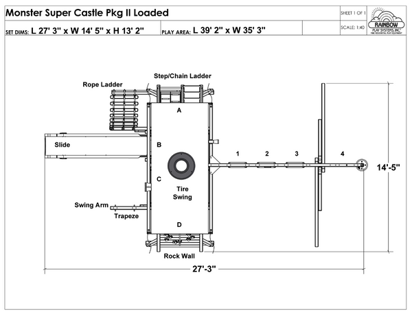 Monster Castle Pkg II Supersized Loaded (21C)