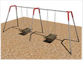 2 Bay ADA Platform Commercial Swing Beam- Installed